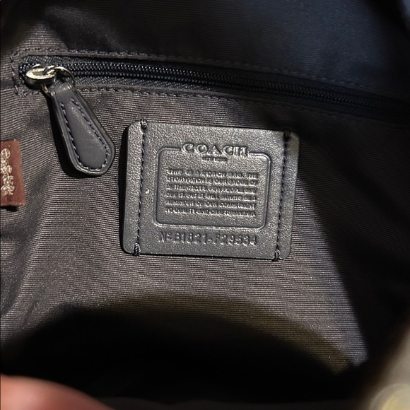 Coach Charlie Mini Denim backpack W/Blue Hawaii PATCHES Limited Edition EUC - Picture 3 of 14